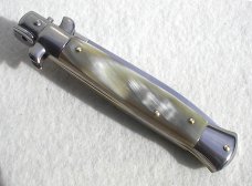 NEW 9" FRANK B. FRENCH BOVINE HORN ITALIAN STILETTO