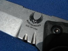 Custom Bawidamann Blades Skraeling Tactical Fixed Blade knife, S35 VN Steel Kydex Sheath. Custom Bawidamann Blades Skraeling Tactical Fixed Blade knife, S35 VN Steel Kydex Sheath.