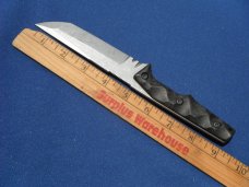 Custom Bawidamann Blades Skraeling Tactical Fixed Blade knife, S35 VN Steel Kydex Sheath. Custom Bawidamann Blades Skraeling Tactical Fixed Blade knife, S35 VN Steel Kydex Sheath.