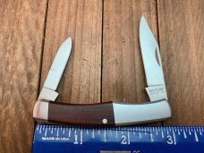 Kershaw KAI Made in Japan 2 Blade Swell Center Canoe Cocobolo and Stainless Handles