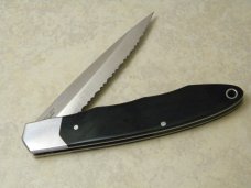 Seki-City Japan Black Solo Linerlock Knife 