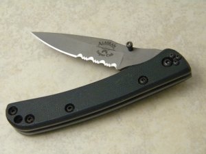 Alaskan Super Cub Black Linerlock Knife 