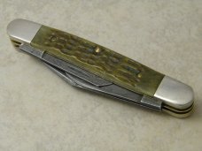 Parker-Edwards Alabama, USA Bone Damascus Stockman Knife Parker-Edwards Alabama, USA Bone Damascus Stockman Knife
