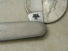 Case XX Stainless USA 4 Dot Metal Engraved M 279 SS "Cale Yarborough 1976" Champion Pen Knife