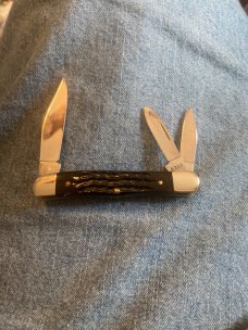 1982 Case XX 8 Dots USA 6308 Pretty Bone Handles Whittler With Three Stainless Steel Blades Like New 1982 Case XX 8 Dots USA 6308 Pretty Bone Handles Whittler With Three Stainless Steel Blades Like New