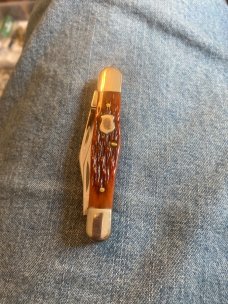 Case Brothers Select Co USA 5383 WH SS Reddish Bone Handle Whittler With Three Stainless Blades Case Brothers Select Co USA 5383 WH SS Reddish Bone Handle Whittler With Three Stainless Blades
