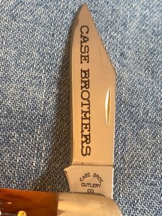 Case Brothers Select Co USA 5383 WH SS Reddish Bone Handle Whittler With Three Stainless Blades Case Brothers Select Co USA 5383 WH SS Reddish Bone Handle Whittler With Three Stainless Blades