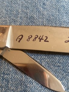 1950'S Boker Tree USA 8842 Salesman Sample Cigar Jack With Two Blades With Numbers On Blade New 1950'S Boker Tree USA 8842 Salesman Sample Cigar Jack With Two Blades With Numbers On Blade New