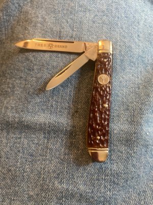 1950 Boker Tree Brand USA Beautiful 9903 Pattern With Tree Sheild Just Like New Cost 15.60 In 1950