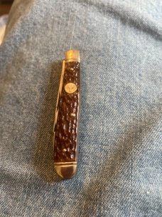 1950 Boker Tree Brand USA Beautiful 9903 Pattern With Tree Sheild Just Like New Cost 15.60 In 1950