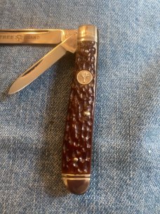1950 Boker Tree Brand USA Beautiful 9903 Pattern With Tree Sheild Just Like New Cost 15.60 In 1950