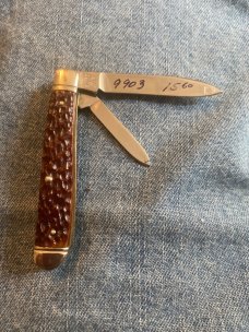 1950 Boker Tree Brand USA Beautiful 9903 Pattern With Tree Sheild Just Like New Cost 15.60 In 1950