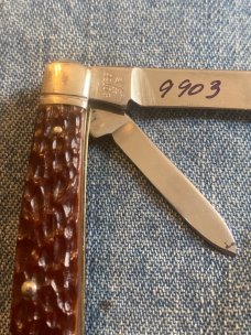 1950 Boker Tree Brand USA Beautiful 9903 Pattern With Tree Sheild Just Like New Cost 15.60 In 1950