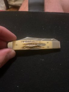 2005 Case XX USA 6.5111/2 L SS Bonestag Handle Cheetah Cub With A Single Stainless Steel Blade 2005 Case XX USA 6.5111/2 L SS Bonestag Handle Cheetah Cub With A Single Stainless Steel Blade