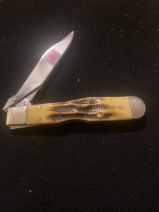 2005 Case XX USA 6.5111/2 L SS Bonestag Handle Cheetah Cub With A Single Stainless Steel Blade 2005 Case XX USA 6.5111/2 L SS Bonestag Handle Cheetah Cub With A Single Stainless Steel Blade