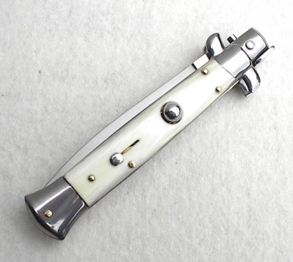 NEW 9" FRANK B. AUTO. FRENCH BOVINE HORN ITALIAN STILETTO