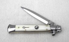 NEW 9" FRANK B. AUTO. FRENCH BOVINE HORN ITALIAN STILETTO