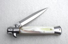 NEW 9" FRANK B. AUTO. FRENCH BOVINE HORN ITALIAN STILETTO