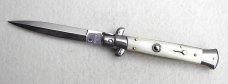 NEW 9" FRANK B. AUTO. FRENCH BOVINE HORN ITALIAN STILETTO