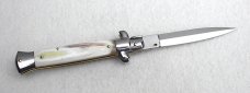 NEW 9" FRANK B. AUTO. FRENCH BOVINE HORN ITALIAN STILETTO
