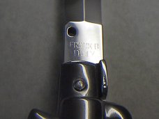 NEW 9" FRANK B. AUTO. FRENCH BOVINE HORN ITALIAN STILETTO