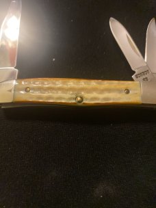 Case XX Bradford PA MCMXCV SC6308 SS Second Cur Bone Handle Whitler With Three Stainless Steel Blade Case XX Bradford PA MCMXCV SC6308 SS Second Cur Bone Handle Whitler With Three Stainless Steel Blade