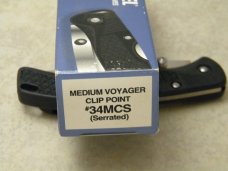 Cold Steel Japan 34 MCS Voyager Clip Point Serrated Lockback Knife