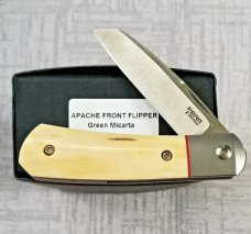 Enrique Pena Mammoth ivory Apache Front Flipper,M390,2021 X Series, 3 7/8", Recover by Jerry Valdez Enrique Pena Mammoth ivory Apache Front Flipper,M390,2021 X Series, 3 7/8", Recover by Jerry Valdez