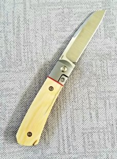 Enrique Pena Mammoth ivory Apache Front Flipper,M390,2021 X Series, 3 7/8", Recover by Jerry Valdez Enrique Pena Mammoth ivory Apache Front Flipper,M390,2021 X Series, 3 7/8", Recover by Jerry Valdez