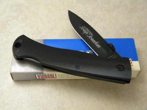 Schrade + 60TX USA X Timer Operation Iraqi Freedom Lockback Knife Schrade + 60TX USA X Timer Operation Iraqi Freedom Lockback Knife
