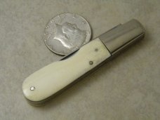 Edge Co. Japan Bone 2 Blade Barlow Knife w/Fork Edge Co. Japan Bone 2 Blade Barlow Knife w/Fork