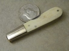 Edge Co. Japan Bone 2 Blade Barlow Knife w/Fork Edge Co. Japan Bone 2 Blade Barlow Knife w/Fork