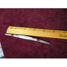 Antique W. K. Co. Germany 2 Blade Mother of Peral Pocket Knife w/Trademark Crossed Ax & Flag w/3 X's Antique W. K. Co. Germany 2 Blade Mother of Peral Pocket Knife w/Trademark Crossed Ax & Flag w/3 X's