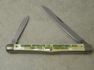 Schrade Walden USA SS 2 Blade Melon Tester Knife 1946-1973