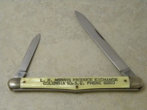 Schrade Walden USA SS 2 Blade Melon Tester Knife 1946-1973