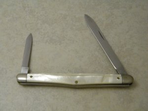 Schrade Walden USA SS 700 2 Blade Melon Tester Knife 1946-1973