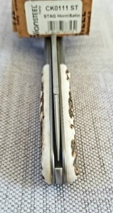 LION STEEL ROUNDHEAD SPEAR STAG EURO BARLOW KNIFE,NIB,3.75", SFO,2021