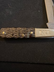 IXL George Westenholm Sheffeild England Single Blade Barlow Style Bone Handle Pocket Knife