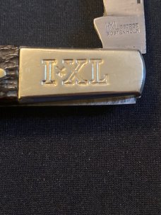IXL George Westenholm Sheffeild England Single Blade Barlow Style Bone Handle Pocket Knife