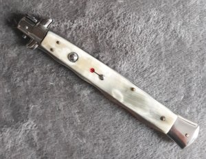 13" Kris Stiletto Italy Horn Scales excellent/NOS!