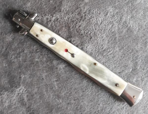 13" Kris Stiletto Italy Horn Scales excellent/NOS!