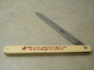 Schrade + USA Melon Tester Knife 1973-2005 "Iowa St. Univ. Meat Lab"