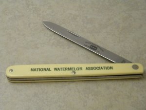Schrade NY USA SS 102 Melon Tester Knife 1973-2005 "National Watermelon Assoc." 