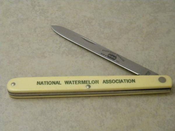 Schrade NY USA SS 102 Melon Tester Knife 1973-2005 "National Watermelon Assoc." Schrade NY USA SS 102 Melon Tester Knife 1973-2005 "National Watermelon Assoc."