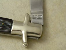 Winchester Trademark USA 1987 Bone 1901 Bowtie / Fishtail Knife 