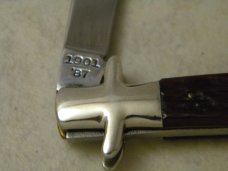 Winchester Trademark USA 1987 Bone 1901 Bowtie / Fishtail Knife Winchester Trademark USA 1987 Bone 1901 Bowtie / Fishtail Knife