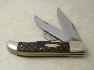 Fight'n Rooster Solingen Germany Bone Folding Hunter Knife
