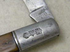 Hibbard Spencer & Bartlett & Co Our Very Best Bone 9705 Daddy Barlow Knife 