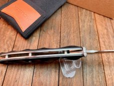 Mcusta Classic Wave Black Linen Micarta Handles Seki Japan