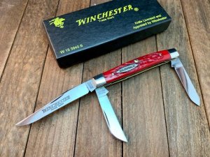 Winchester Small Stockman Red Jigged Bone 1995 Queen Made